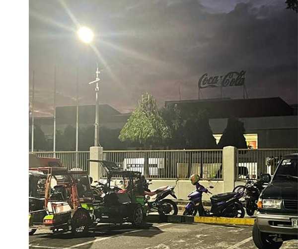 Coca-Cola Bacolod factory-installed LED high bay and LED street lights