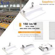 Ledrhythm New Professional Food Grade Lighting Fixture - Sapphire I